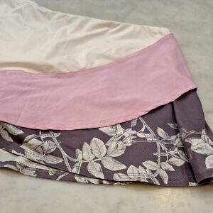 EleVen Tennis Skirt By Venus Williams Floral Pink‎ Purple Sz XL Pickleball Skort